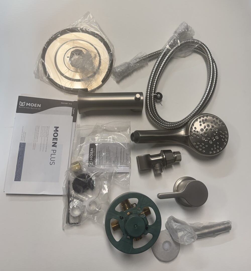 MOEN 82775BL Beric Tub & Shower Trim Posi-Temp Brushed Nickel W/Valve